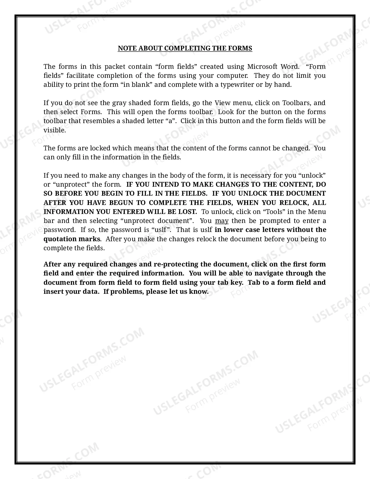 Preview Minnesota Name Change Instructions and Forms Package for a Minor