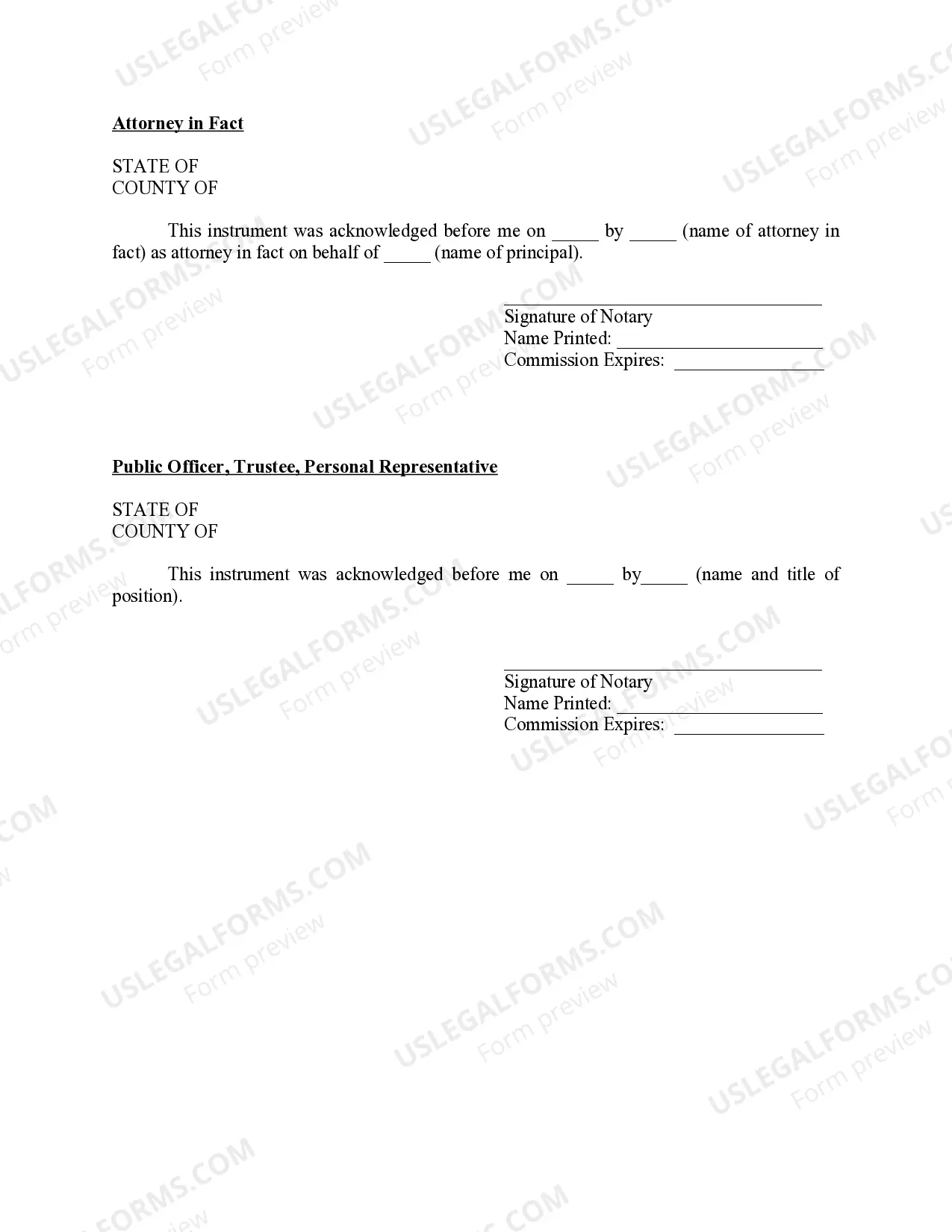 Preview Minnesota Oil and Gas Acknowledgement
