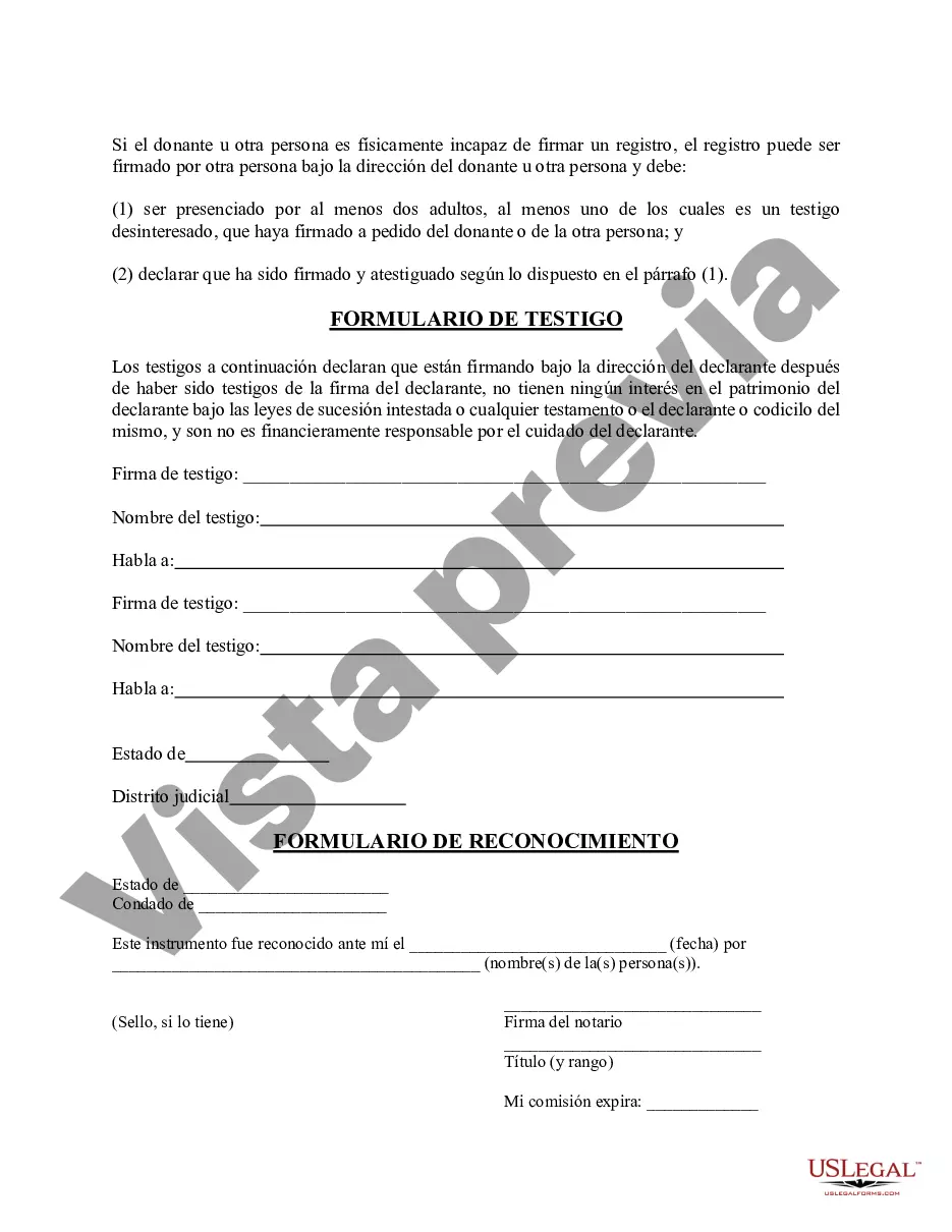 Preview Documento de Donación Anatómica