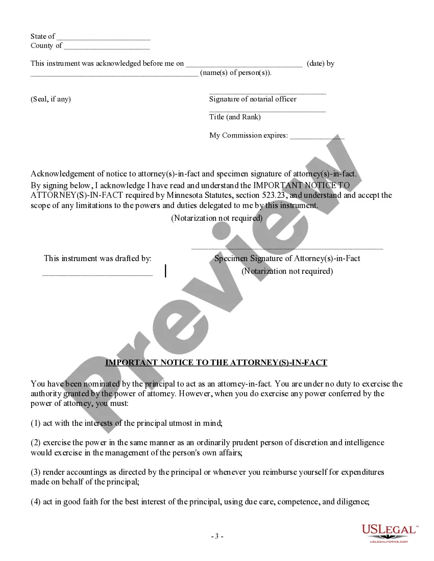 Preview Limited Power of Attorney for Stock Transactions and Corporate Powers