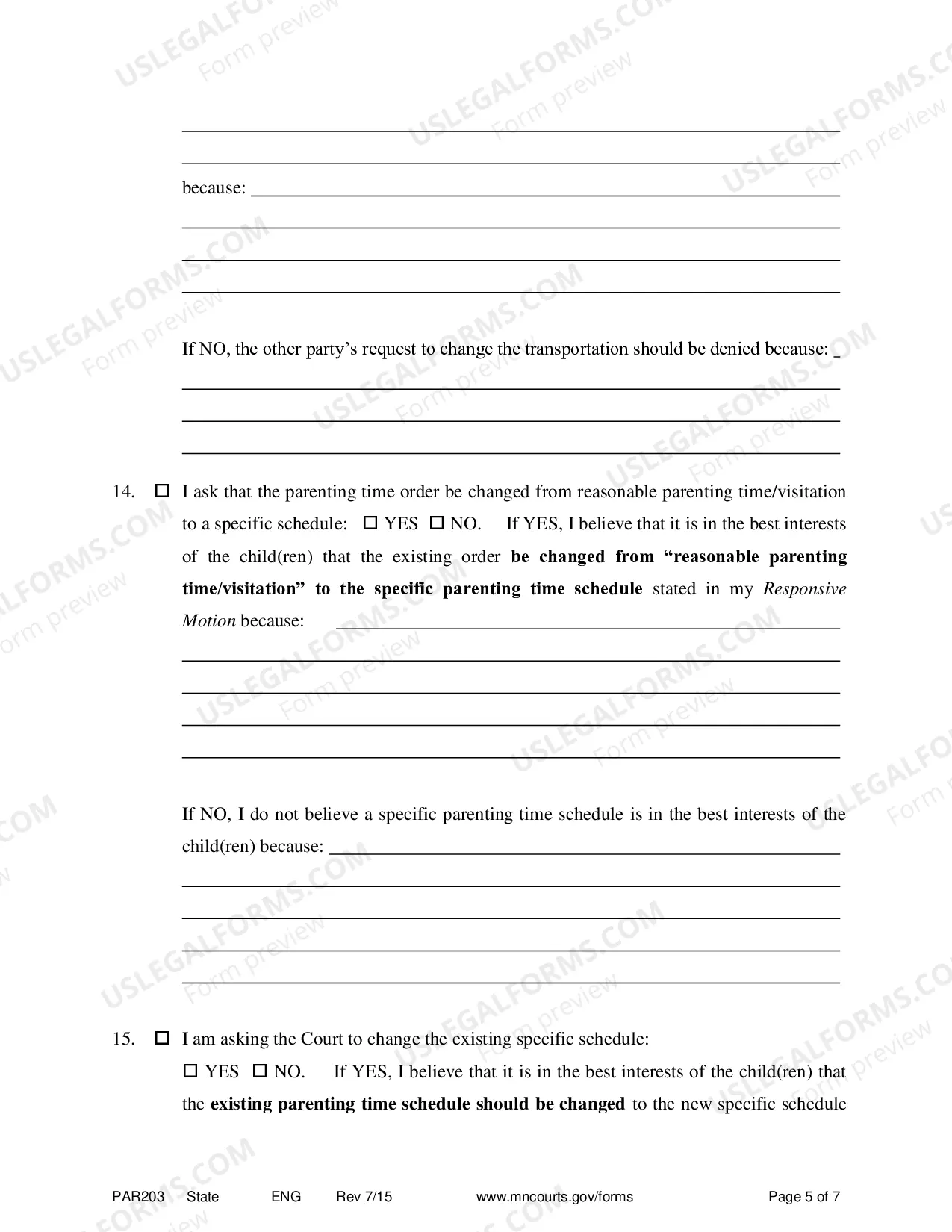 Preview Affidavit in Support of Responsive Motion