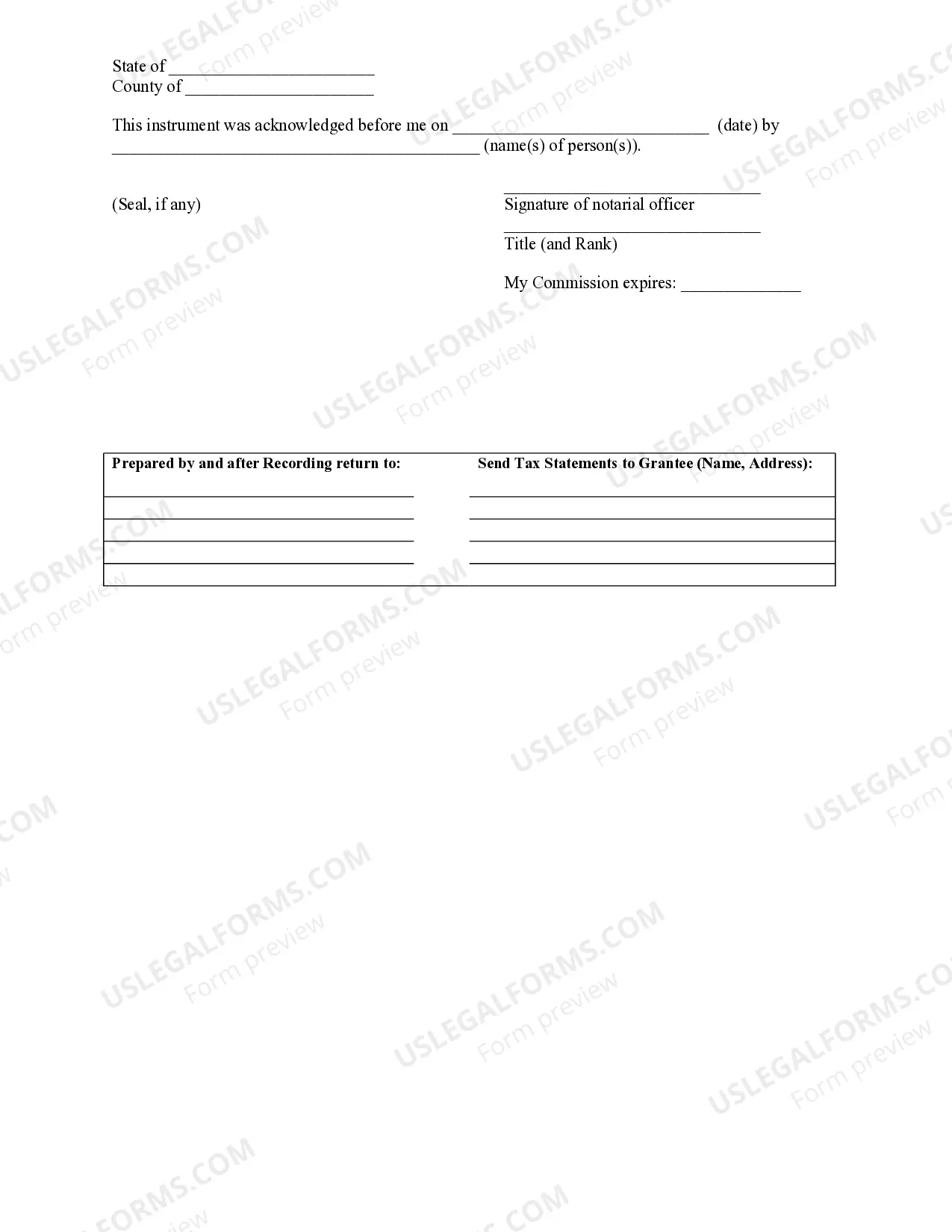 Preview Warranty Deed for Husband and Wife Converting Property from Tenants in Common to Joint Tenancy