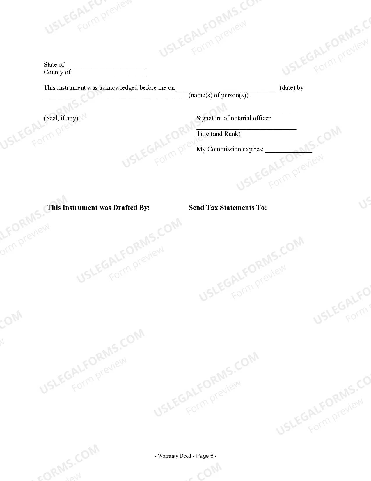 Preview Warranty Deed for Parents to Child with Reservation of Life Estate