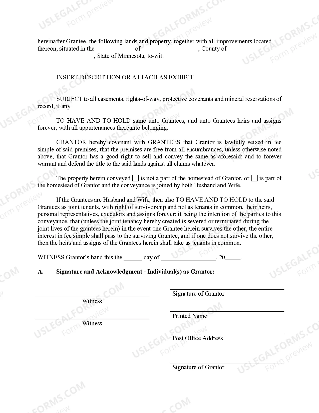 Preview Warranty Deed from Limited Partnership or LLC is the Grantor, or Grantee