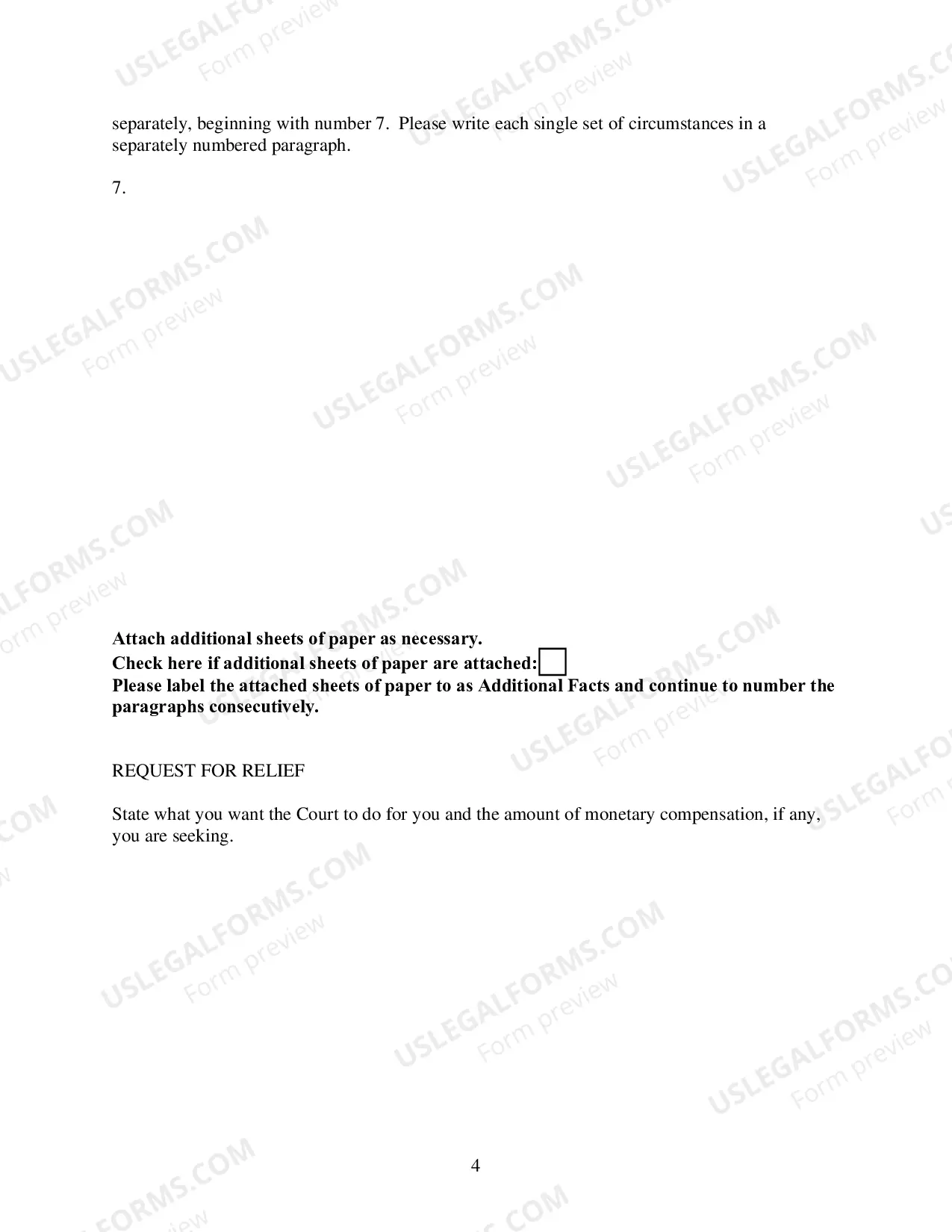 Preview General Complaint
