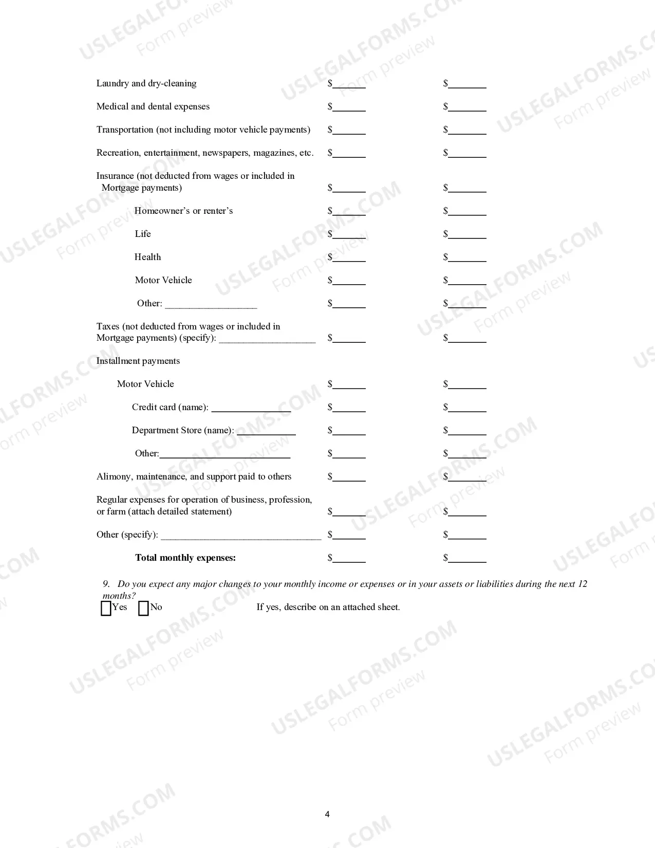 Preview Motion and Affidavit for Permission to Appeal In Forma Pauperis