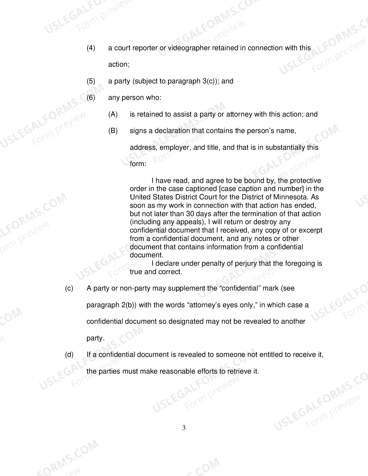 Preview Stipulation For Protective Order