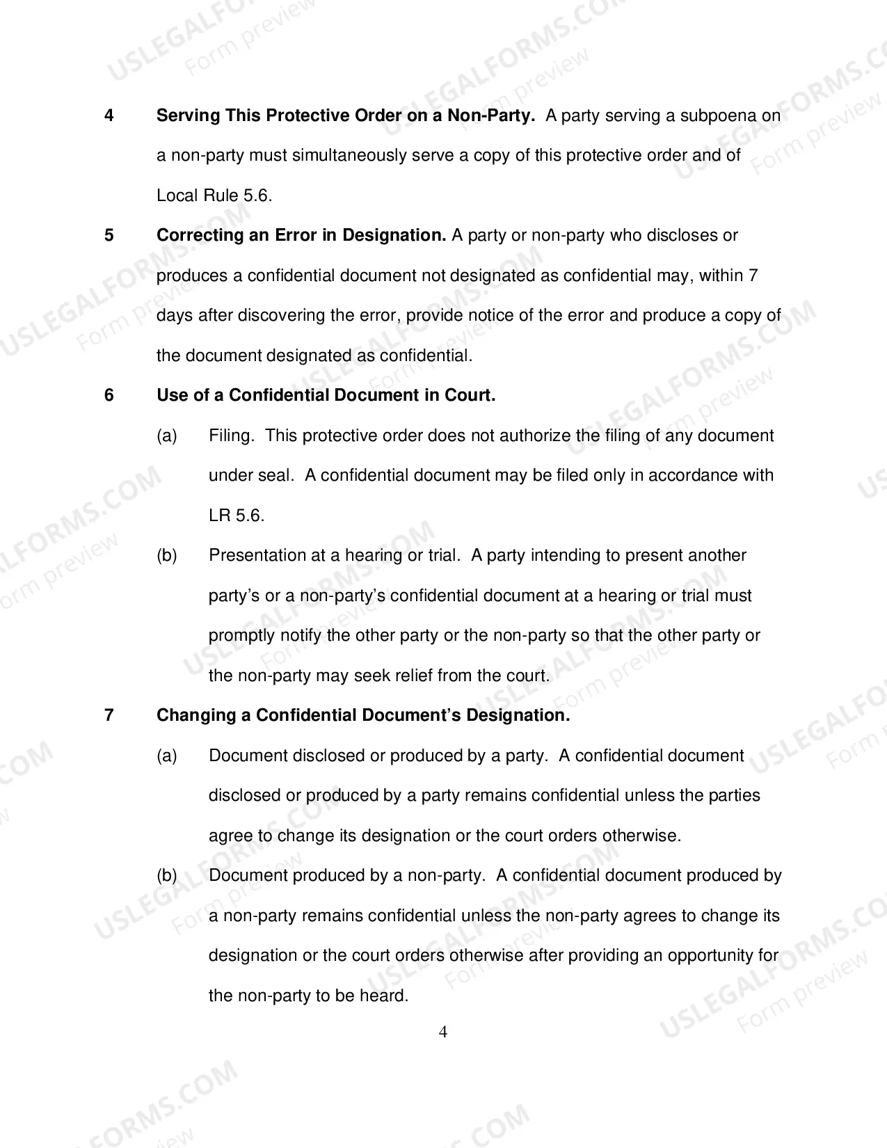 Preview Stipulation For Protective Order
