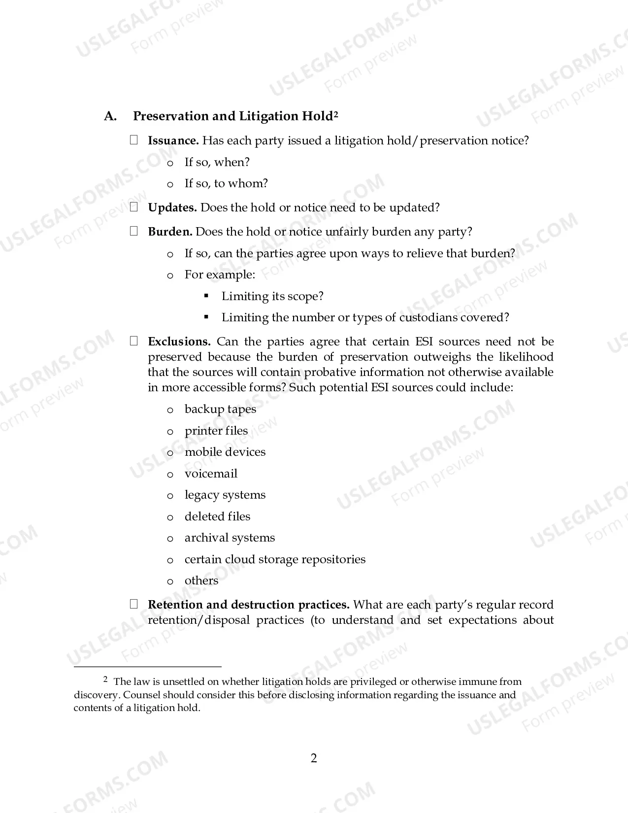 Preview Electronic Discovery Guide