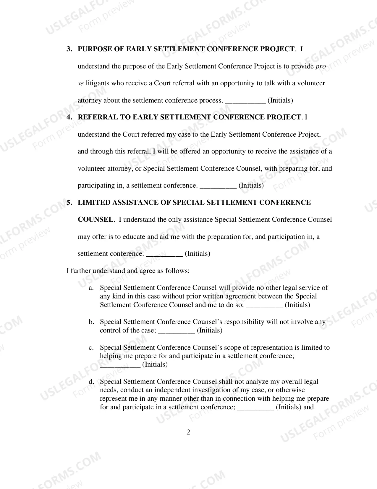 Preview Pro Se Party's Declaration