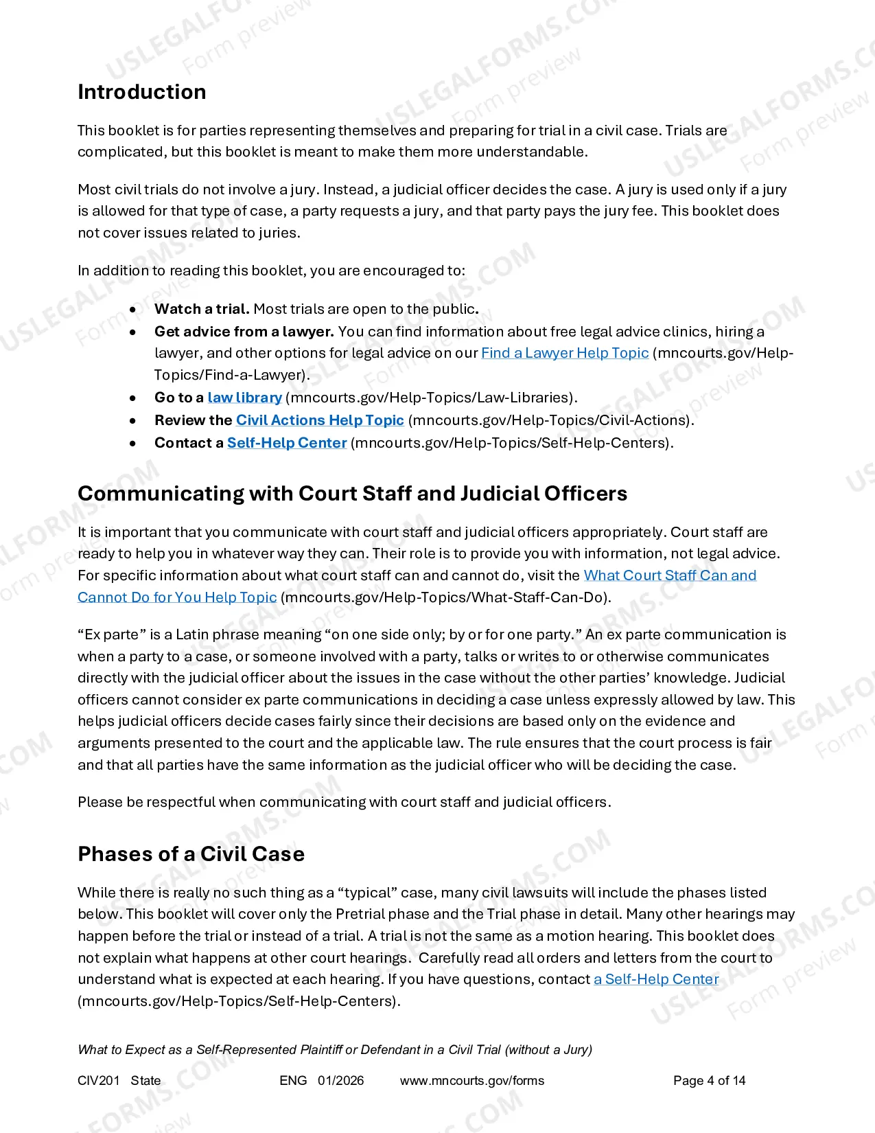 Preview Civil Trial Booklet