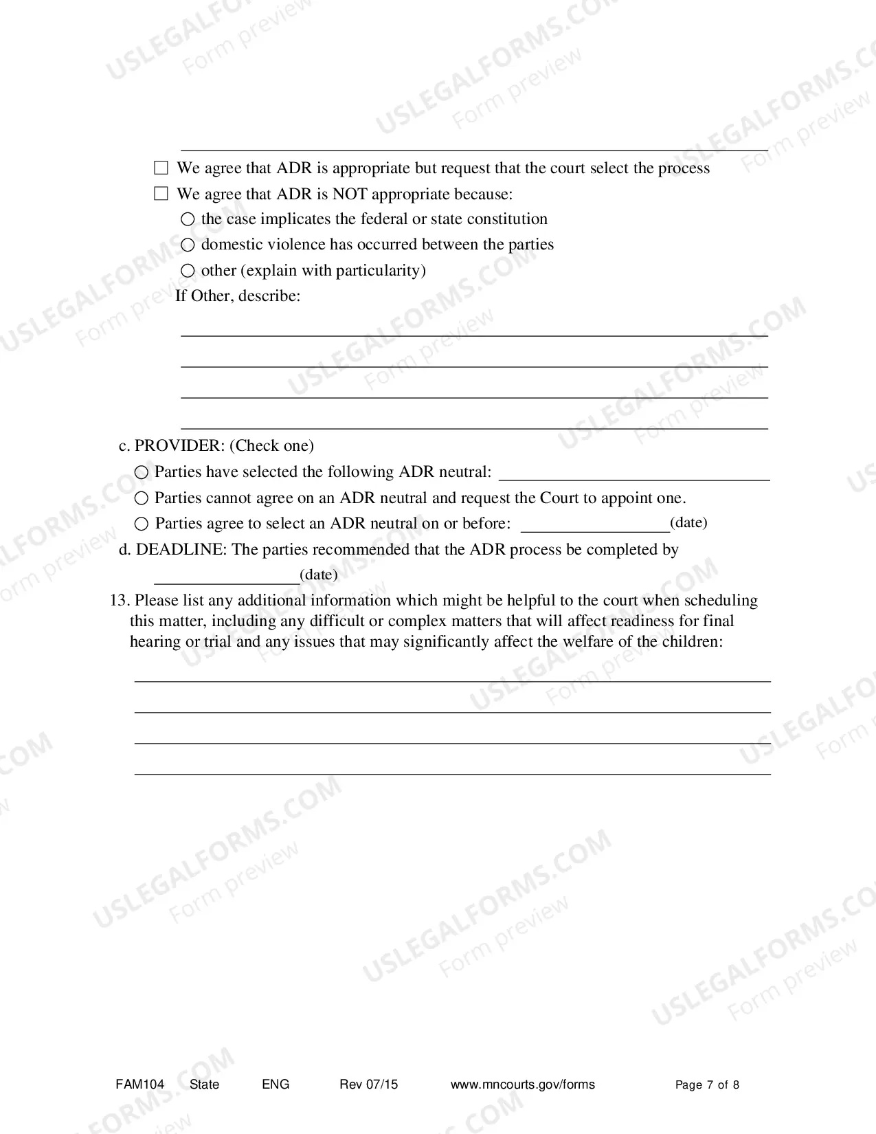 Preview Alternative Scheduling Statement