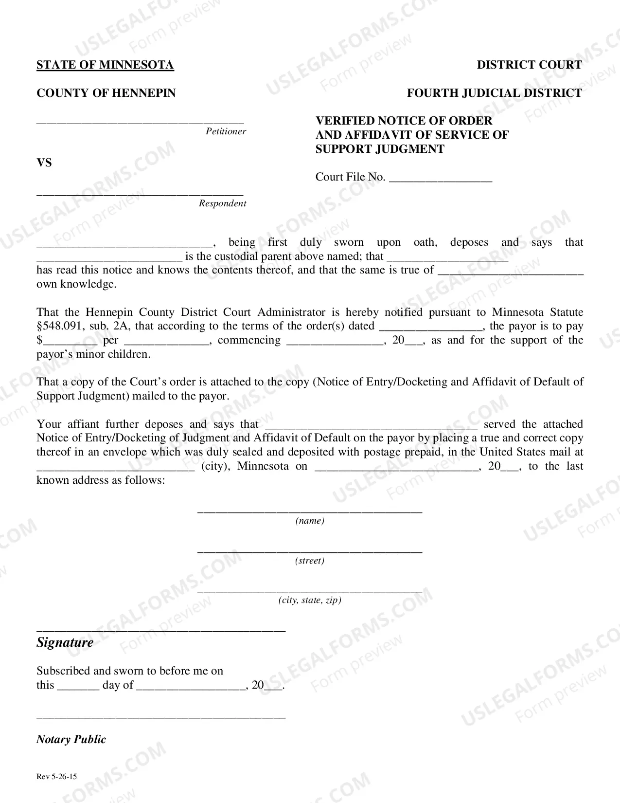 Preview Docket A Child Support Judgment