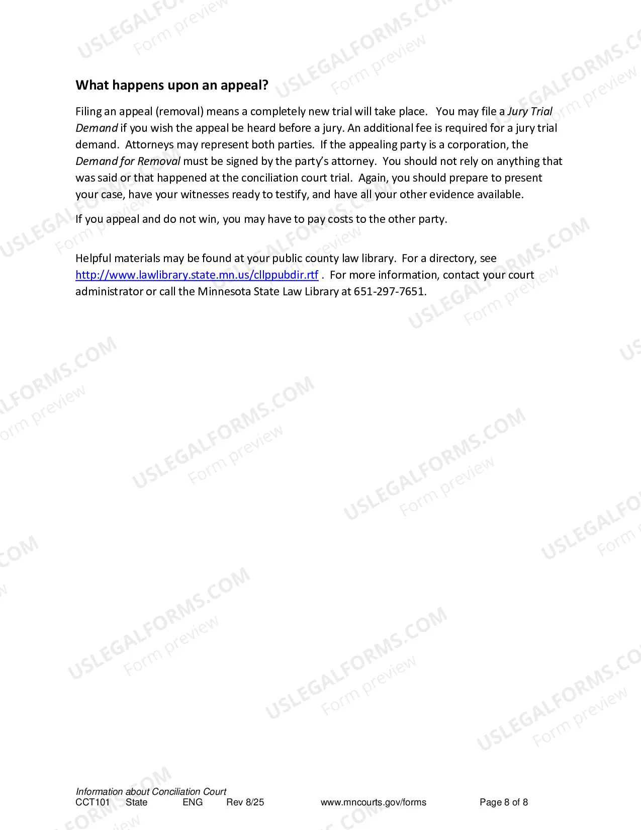 Preview Information About Conciliation Court
