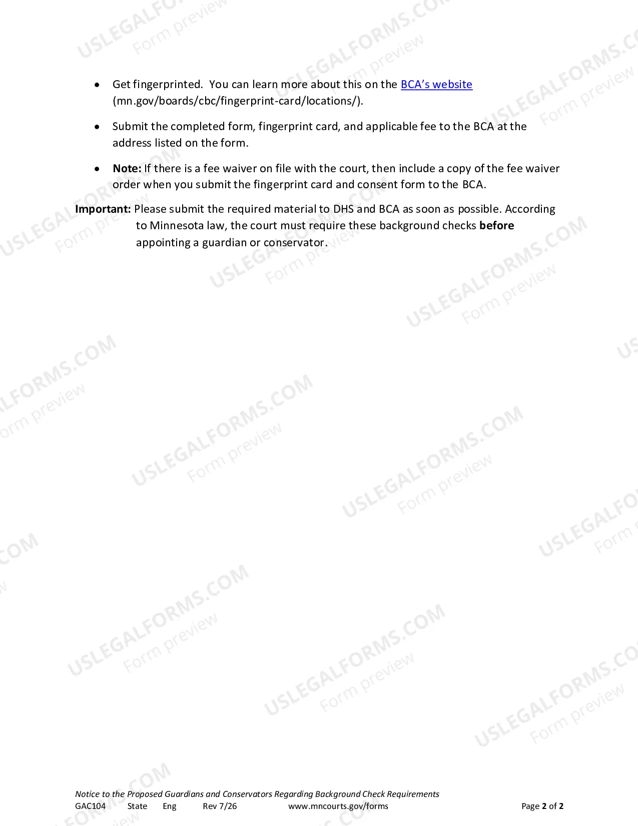 Preview Notice To Proposed Guardians-Conservators