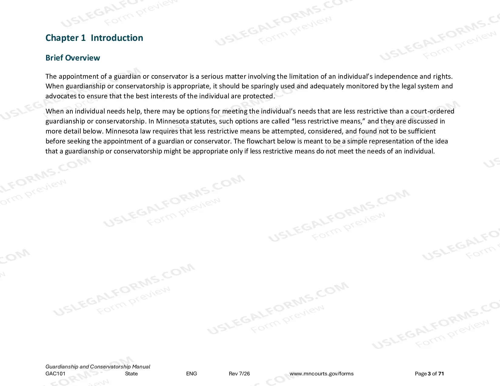 Preview Guardianship and Conservatorship Manual