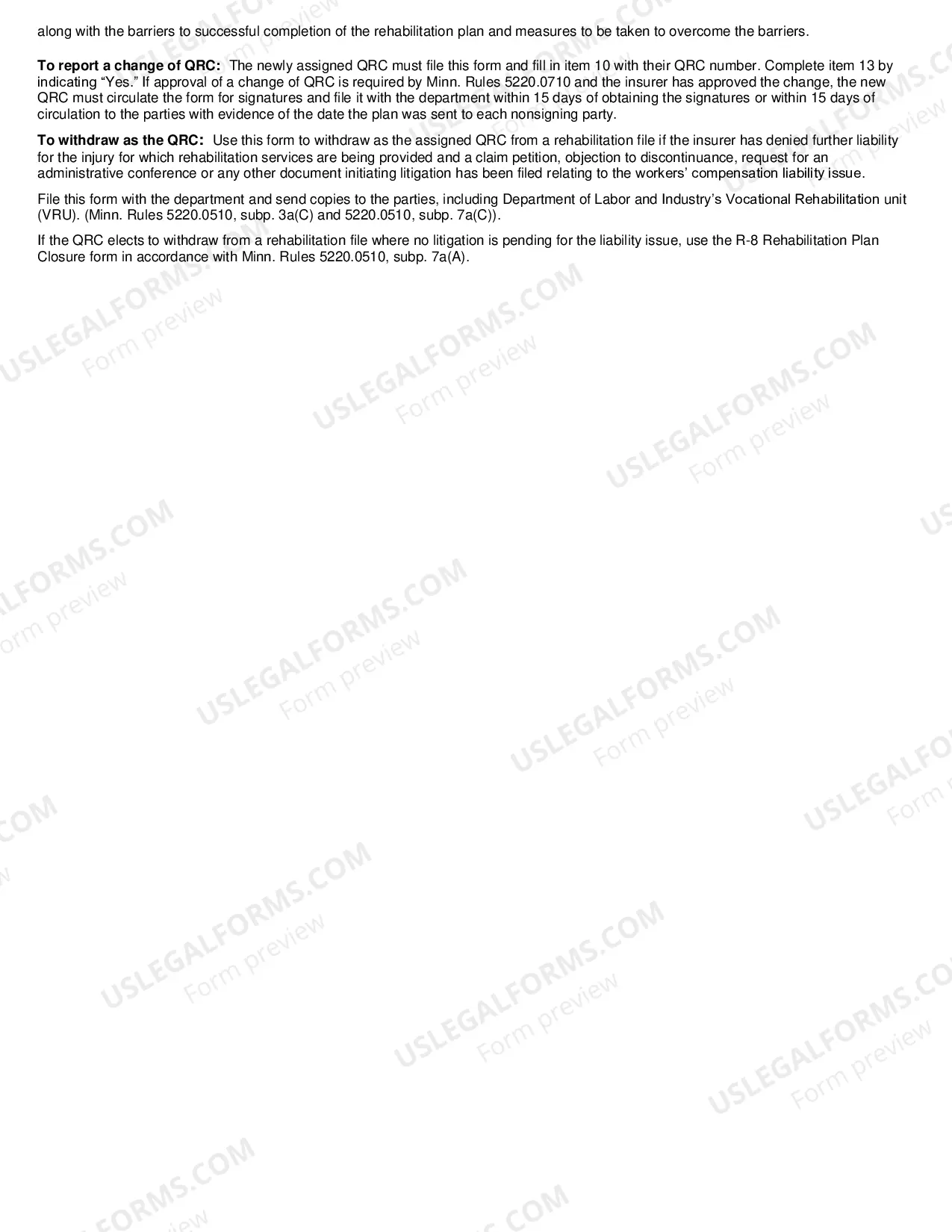 Preview R-3 Rehabilitation Plan Amendment