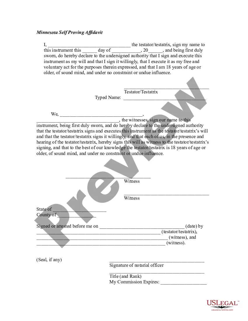 Preview Codicil to Will Form for Amending Your Will - Will Changes or Amendments