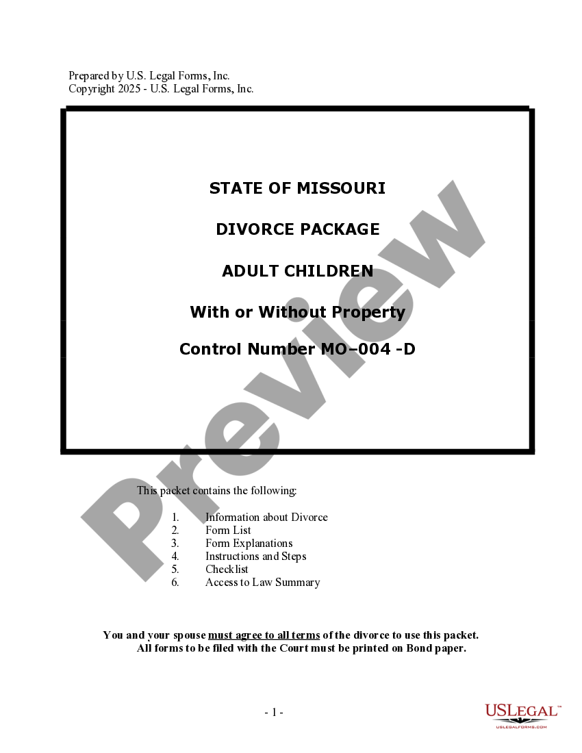 Missouri No How Much Does A Divorce Cost In Missouri US Legal Forms