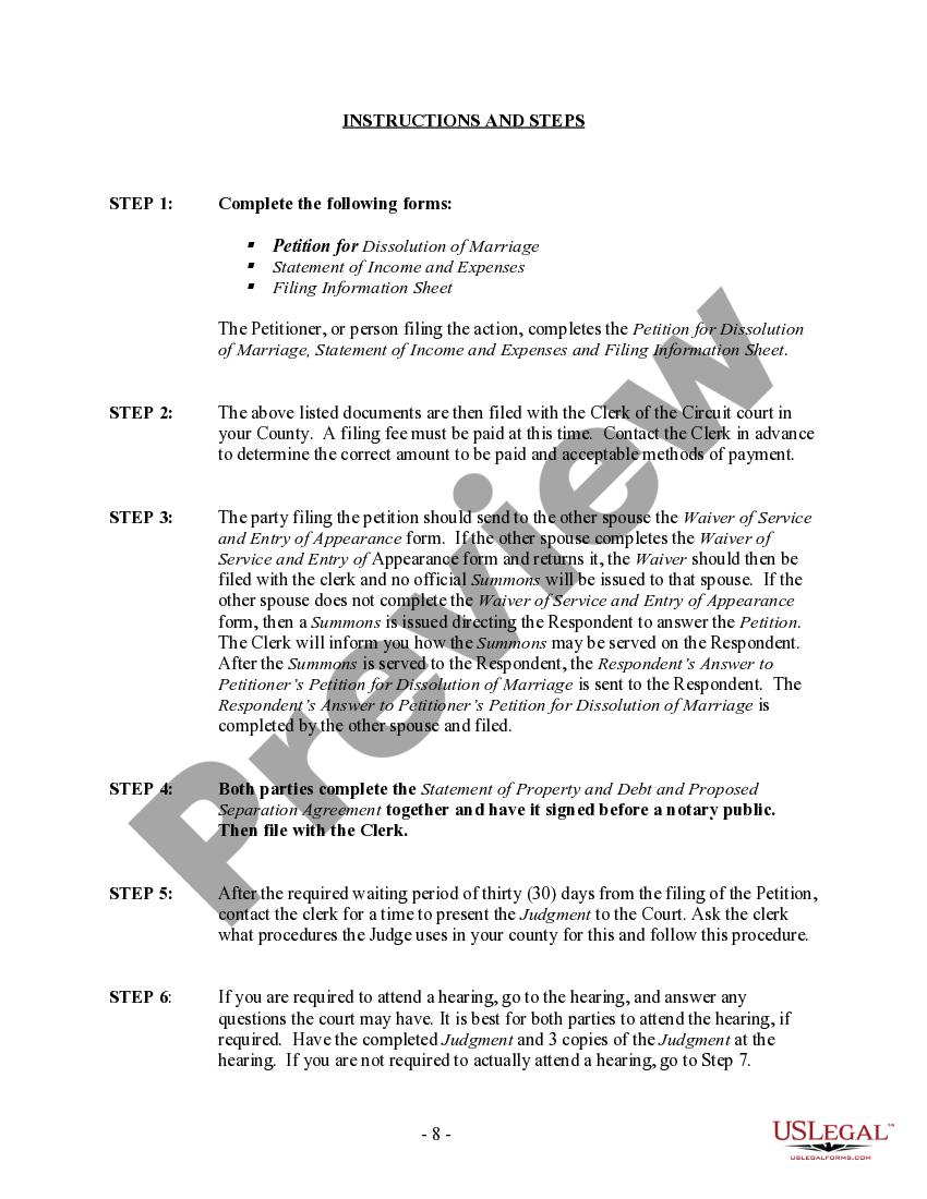 Missouri No How Much Does A Divorce Cost In Missouri US Legal Forms