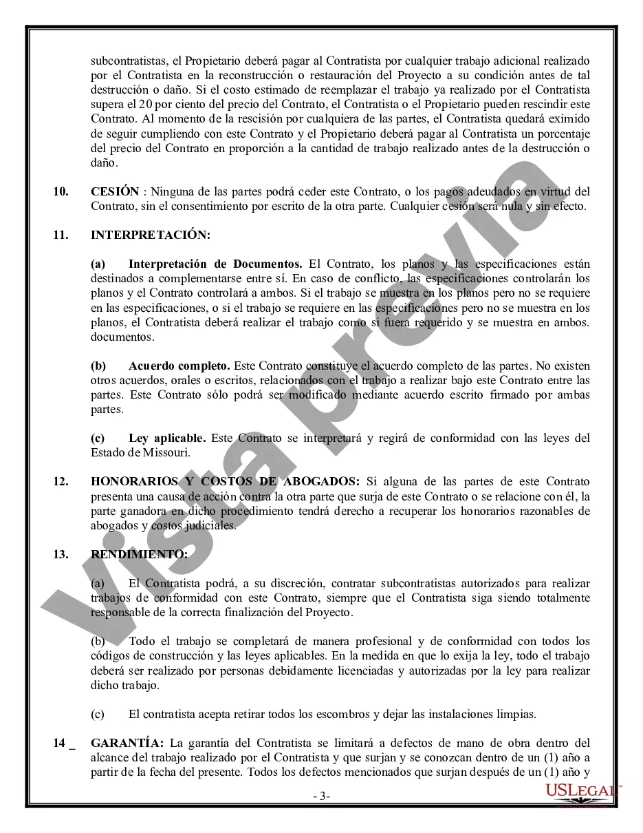 Preview Contrato de carpintero de molduras para contratista