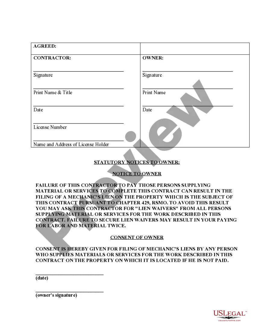 Preview Fencing Contract for Contractor