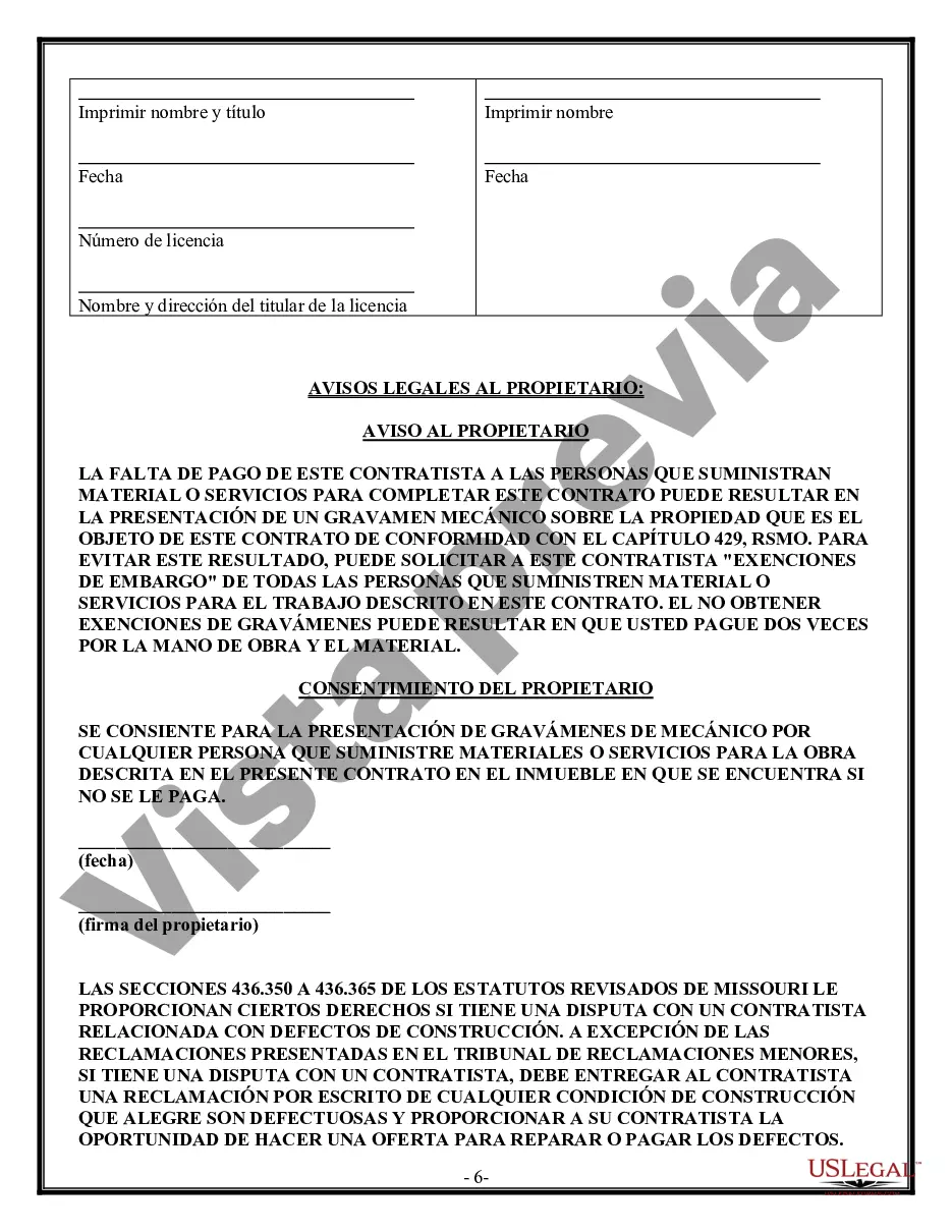 Preview Contrato de paisajismo para contratista