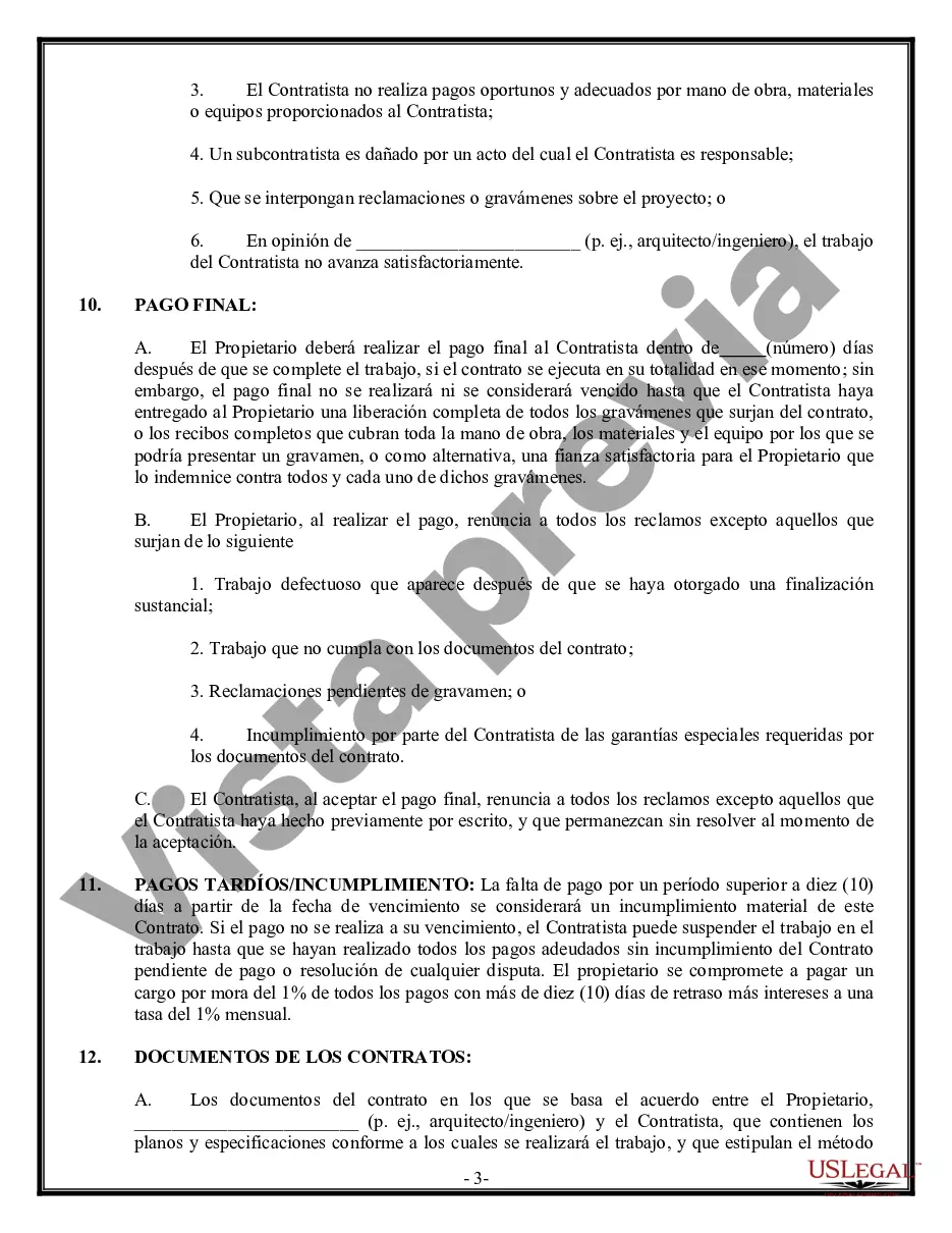 Preview Contrato Comercial para Contratista