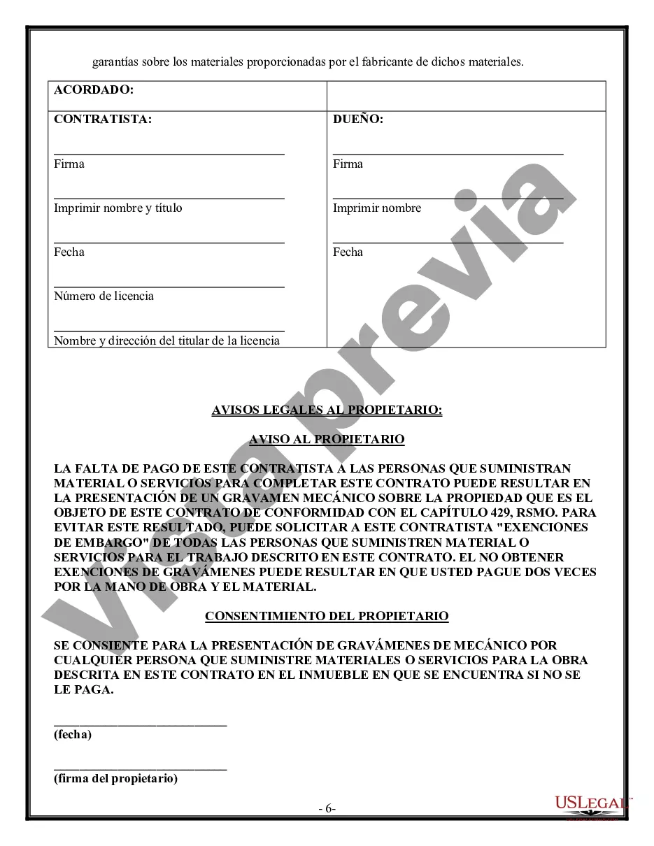 Preview Contrato marco para contratista