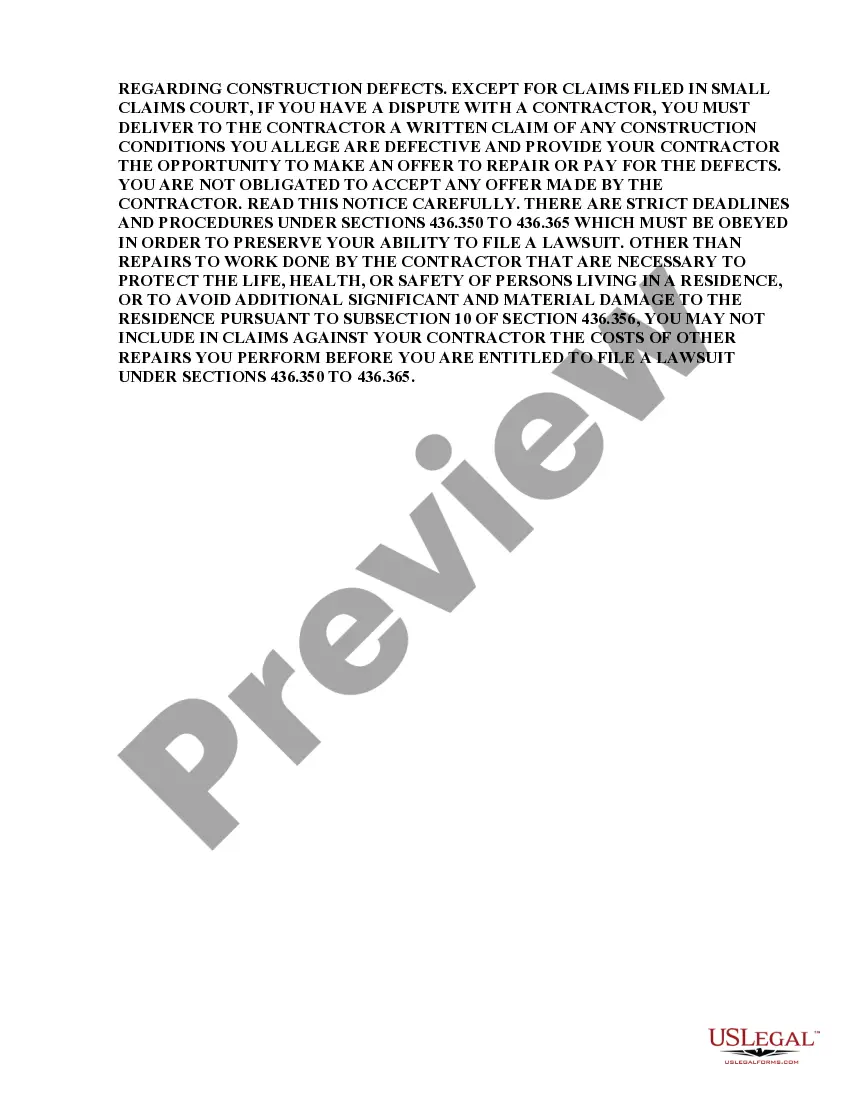 Preview Security Contract for Contractor