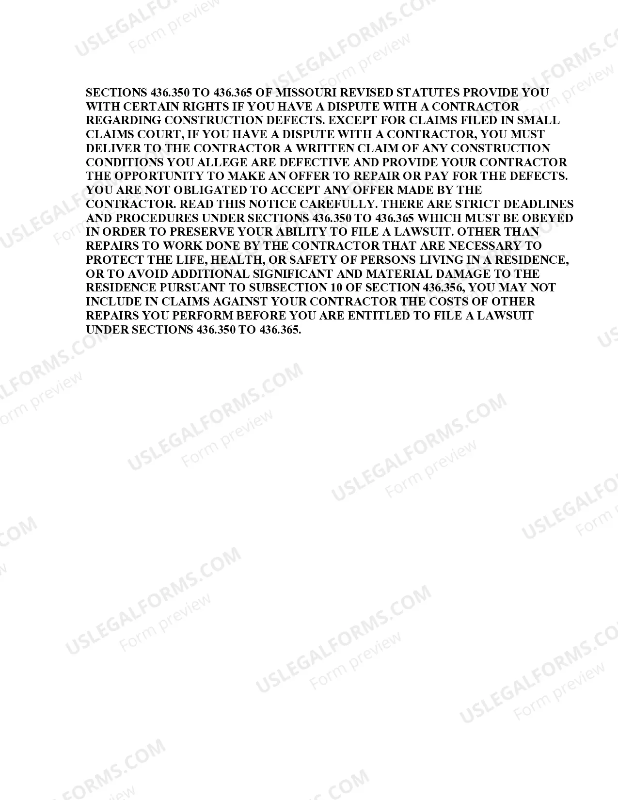 Preview Site Work Contract for Contractor