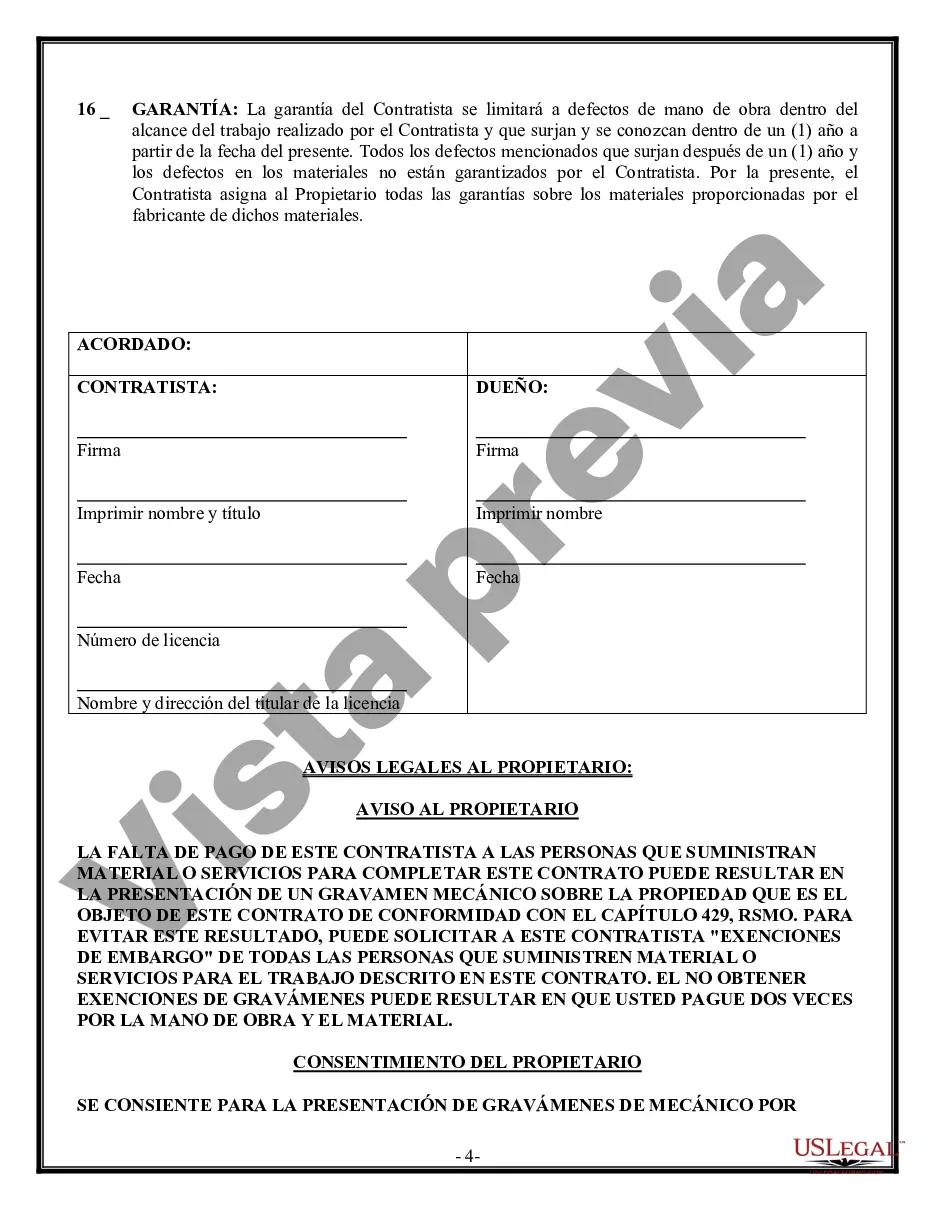 Preview Contrato de Drenaje para Contratista