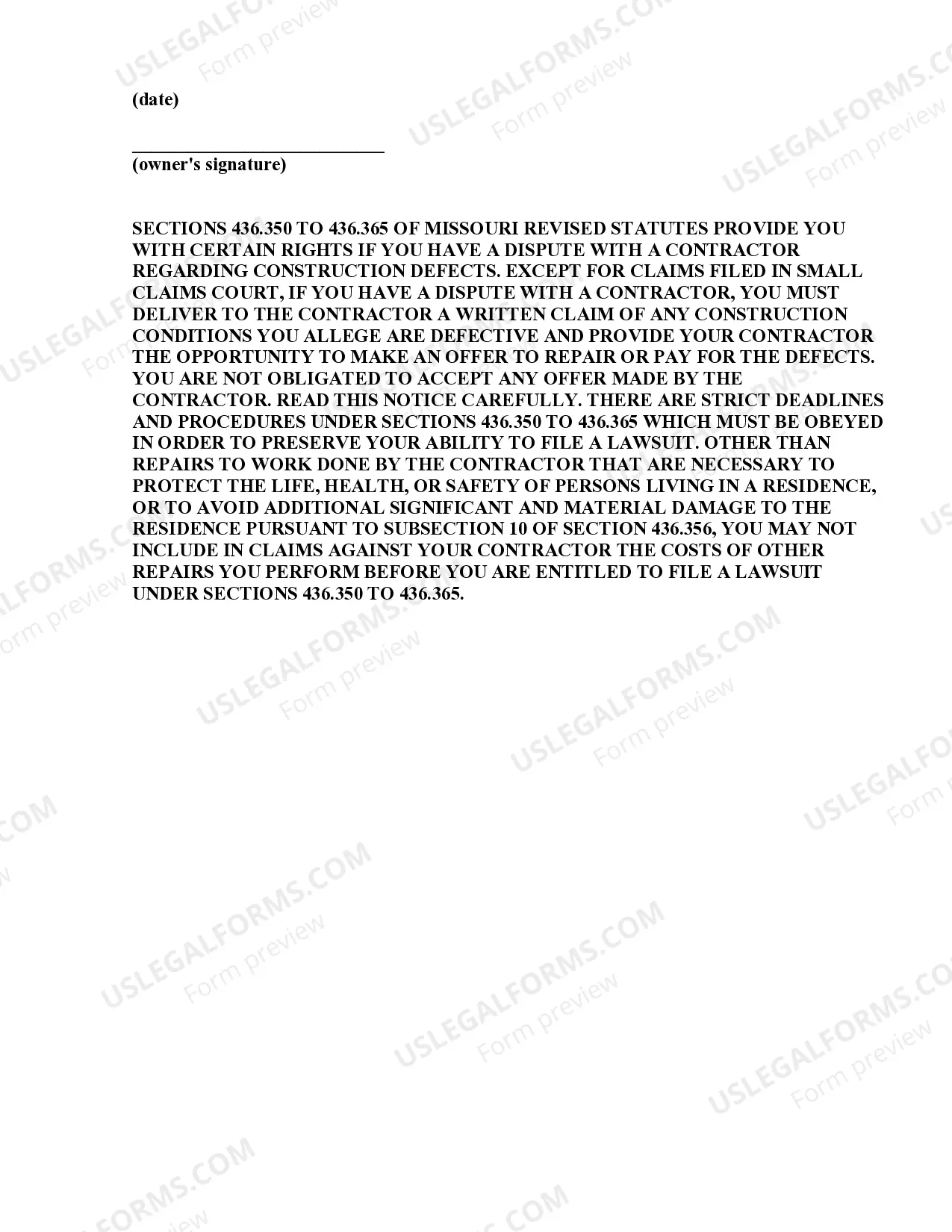 Preview Brick Mason Contract for Contractor