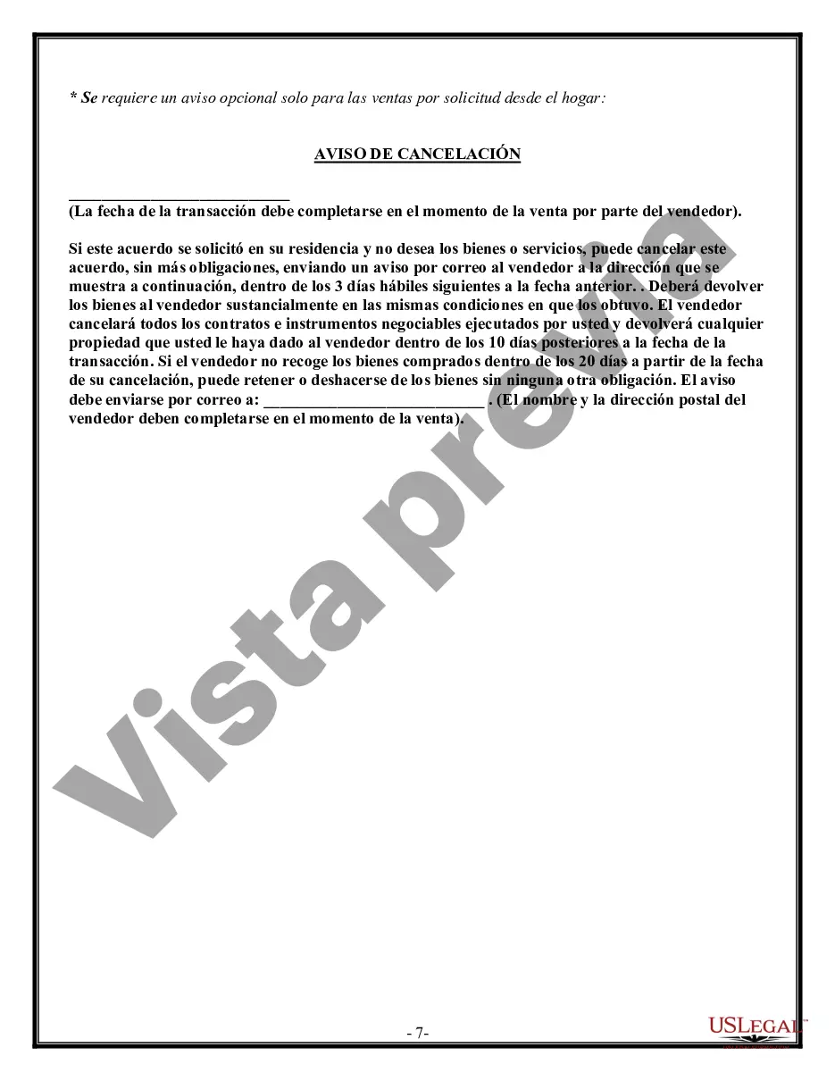 Preview Contrato de techado para contratista