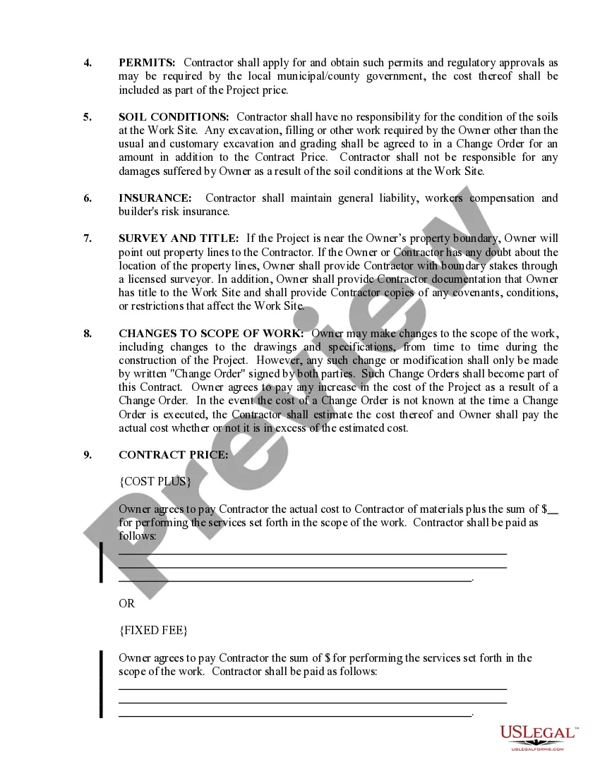 Preview Flooring Contract for Contractor