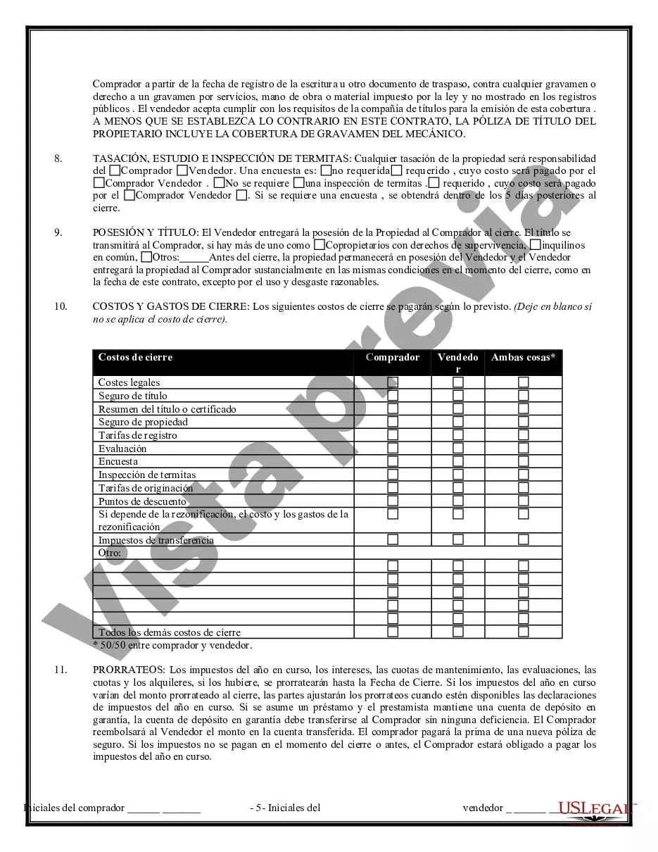 Preview Contrato de Compraventa de Bienes Inmuebles sin Corredor para Acuerdo de Venta de Casa Residencial