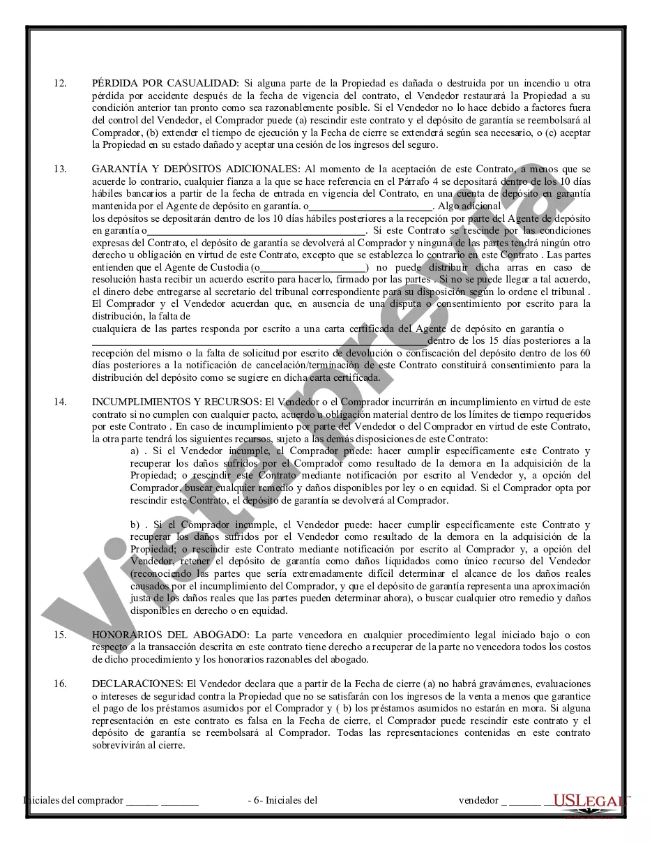 Preview Contrato de Compraventa de Bienes Inmuebles sin Corredor para Acuerdo de Venta de Casa Residencial