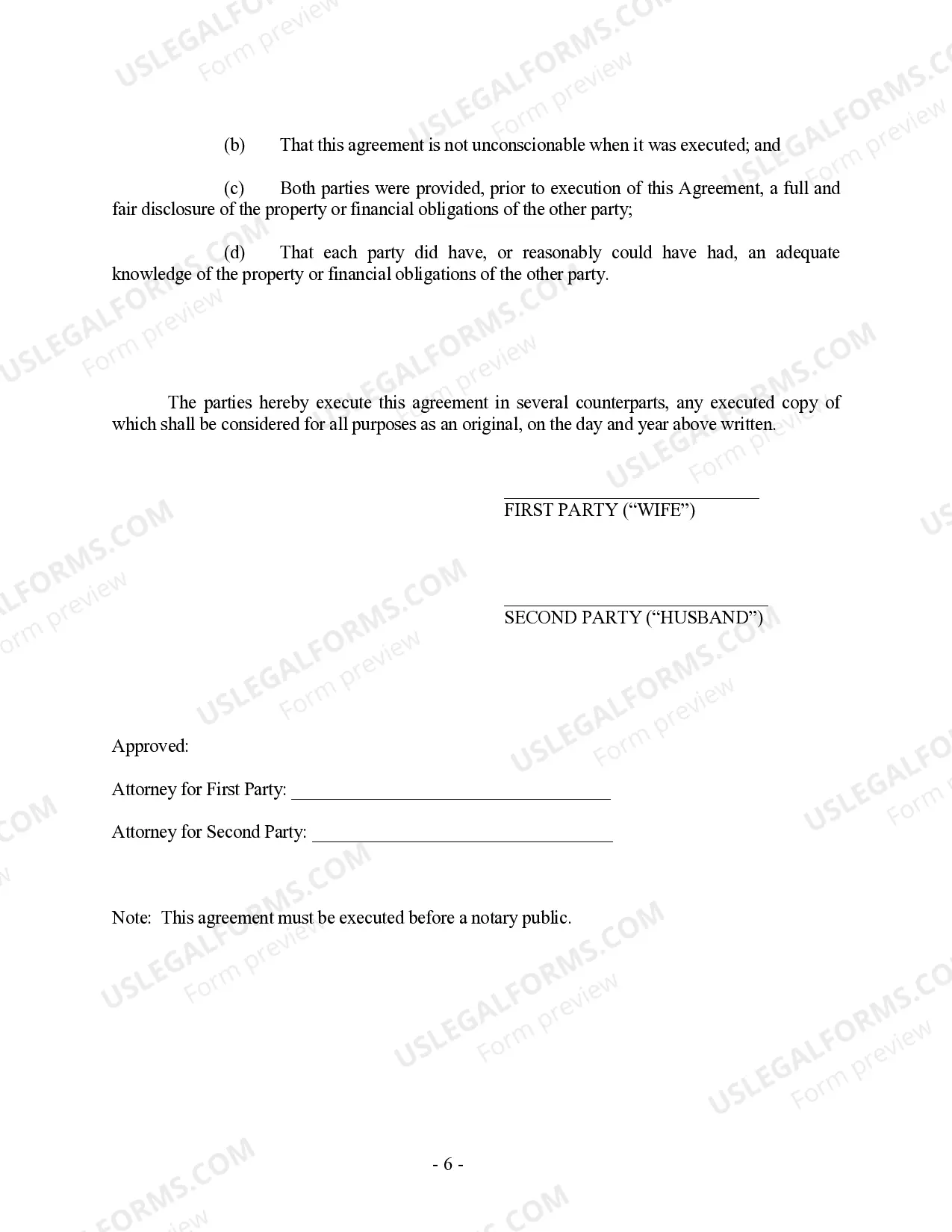 Preview Missouri Prenuptial Premarital Agreement without Financial Statements