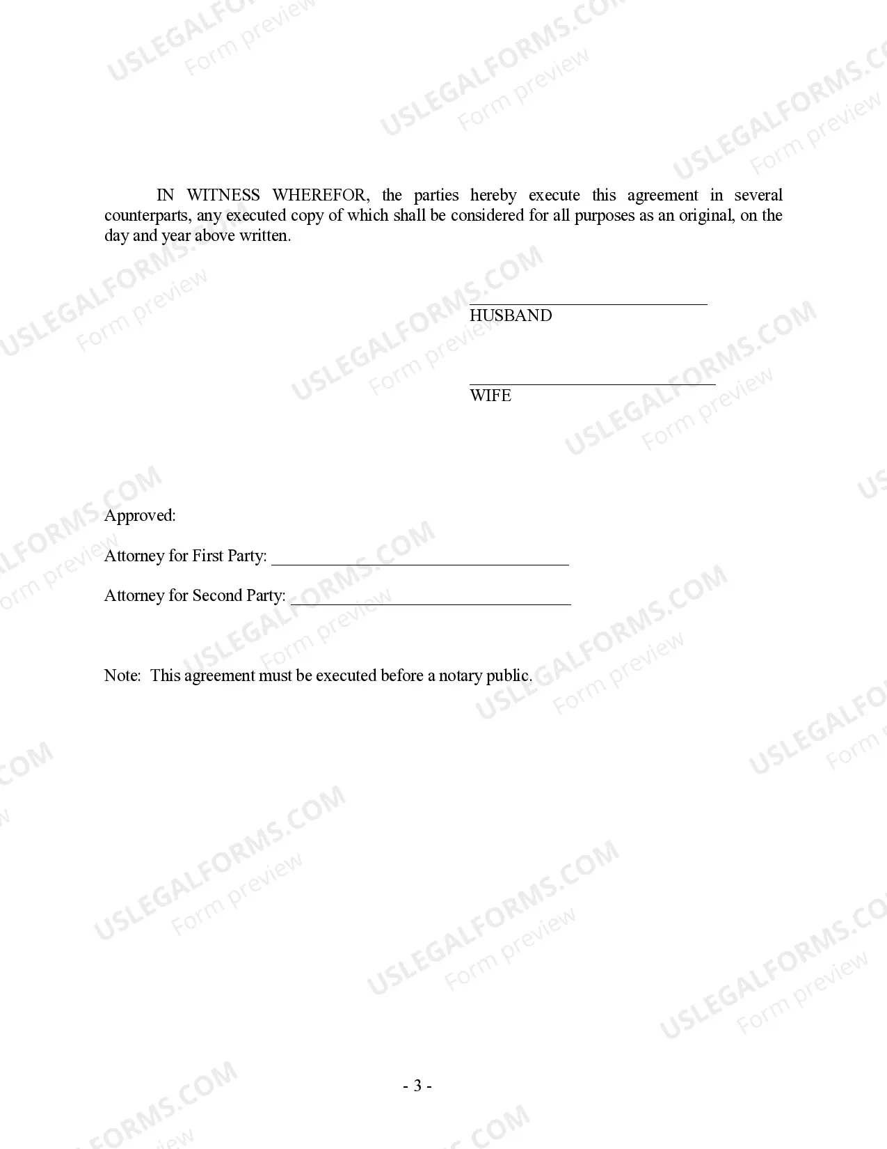 Preview Amendment to Prenuptial or Premarital Agreement