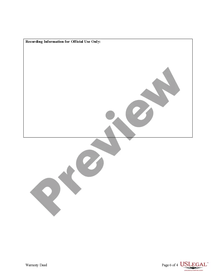 Preview Warranty Deed - Corporation to an Unincorporated Association