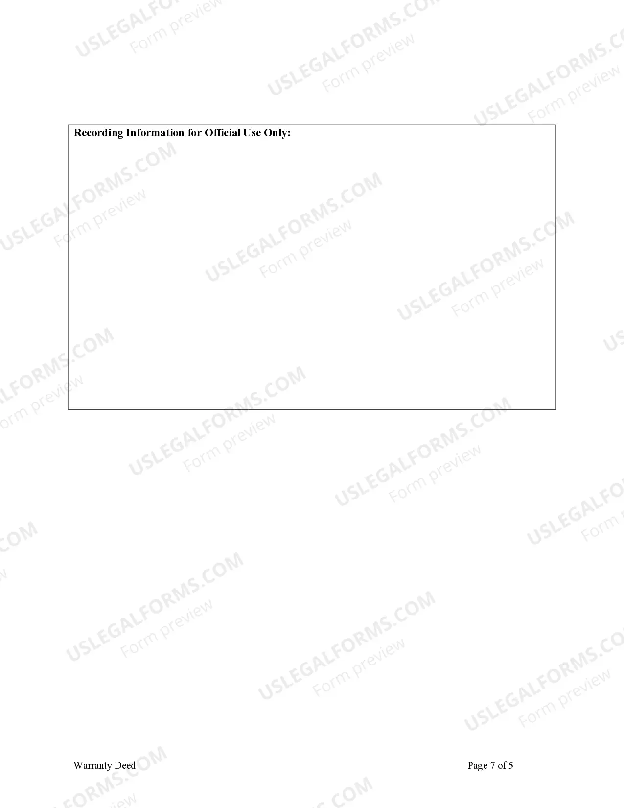 Preview Warranty Deed from Husband and Wife to Husband and Wife