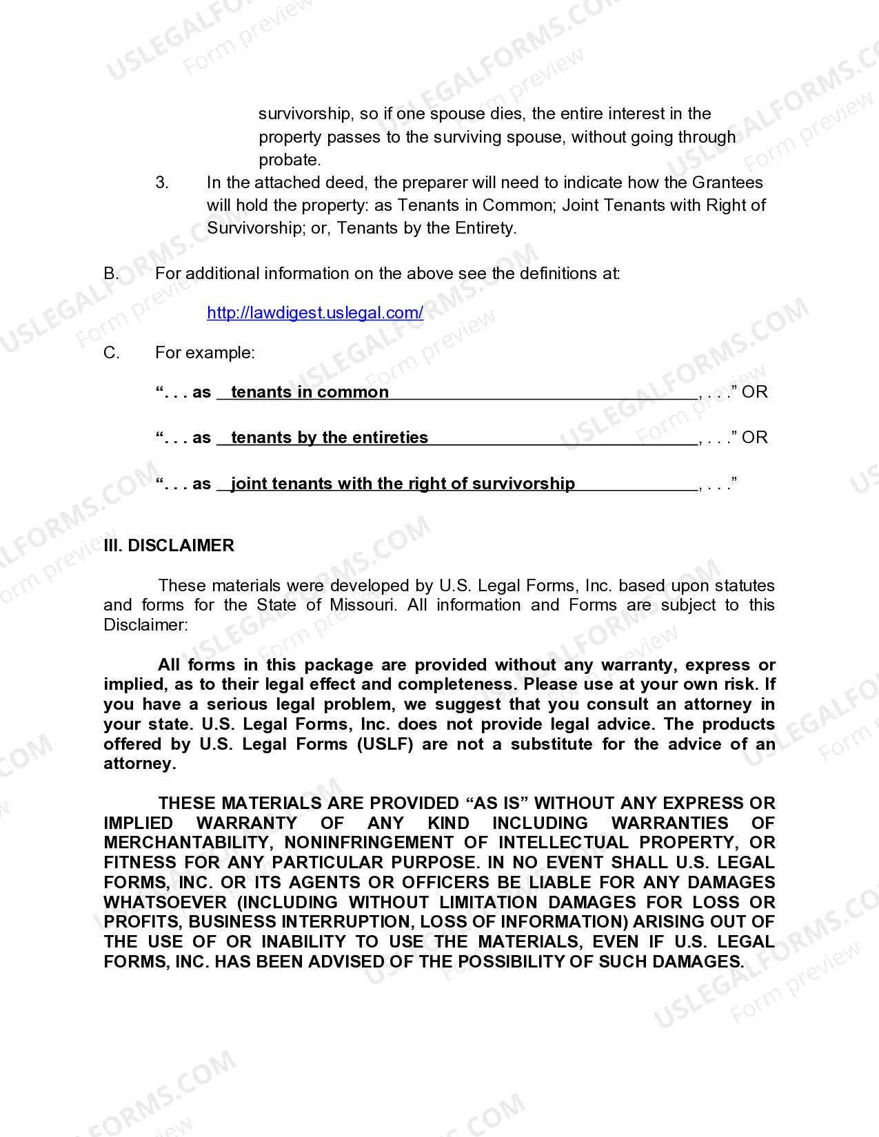 Preview Warranty Deed - One Individual to Two Individuals