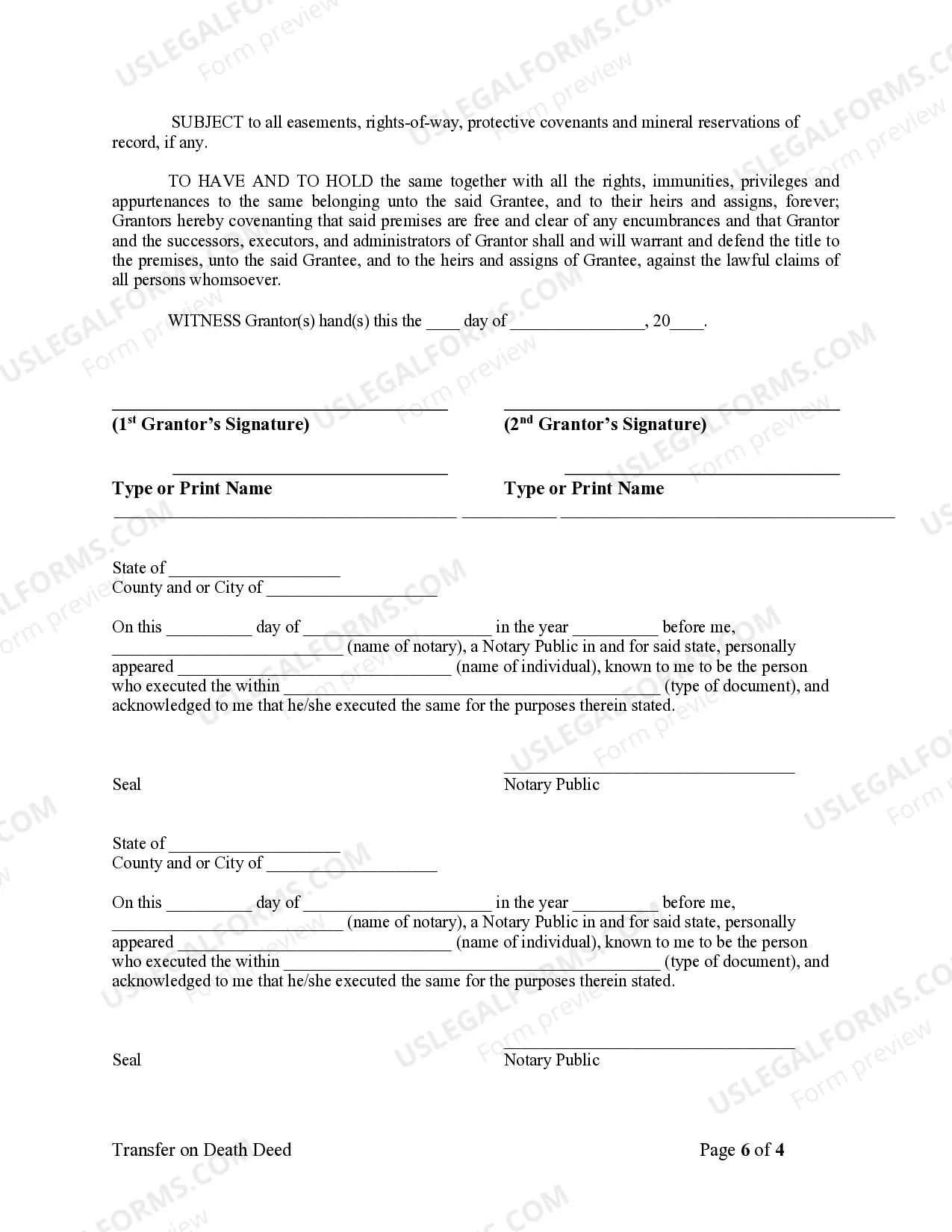 Preview Warranty Deed - Eight Individuals to Husband and Wife