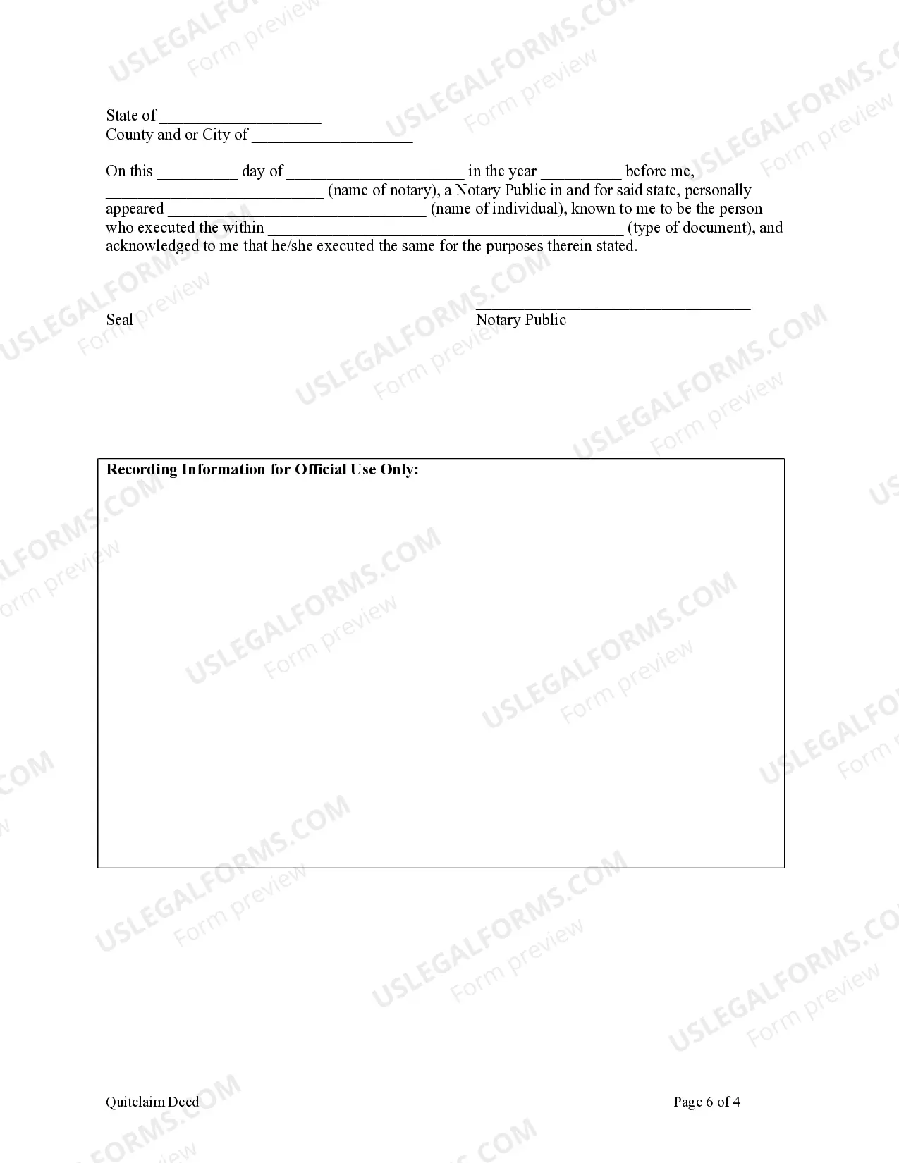 Preview Quitclaim Deed by Two Individuals to Husband and Wife