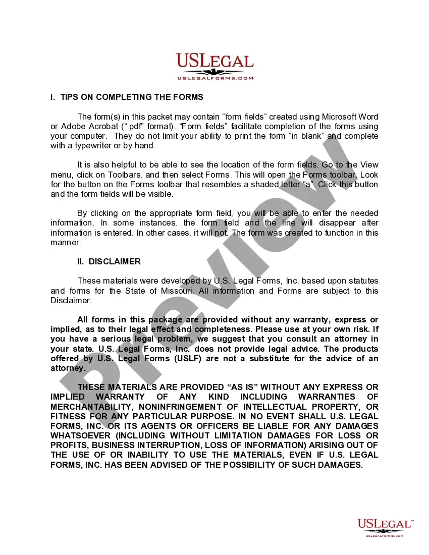 Missouri Revocation of Transfer on Death or TOD - How To Change 