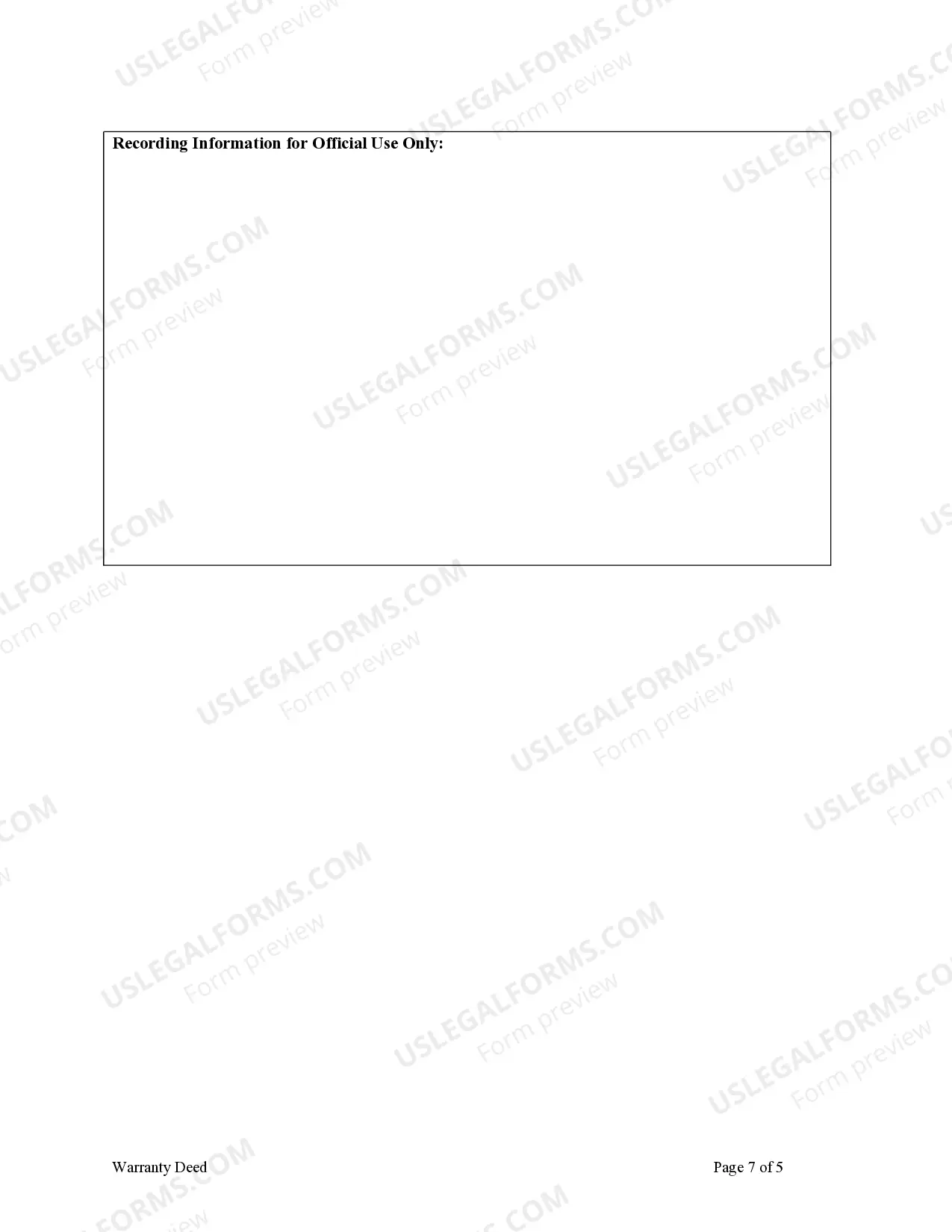 Preview Warranty Deed from two Individuals to Corporation