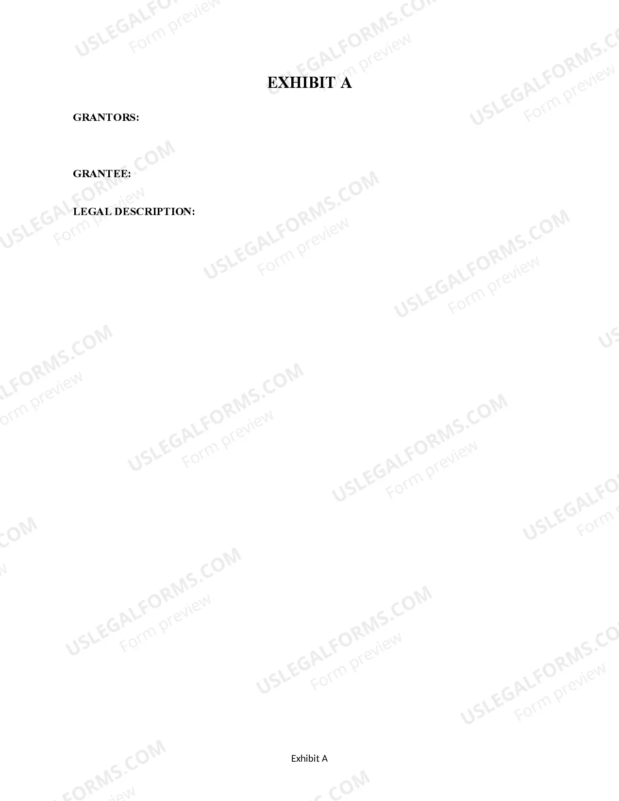 Preview Quitclaim Deed from Two Individuals, or Husband and Wife, to a Trust