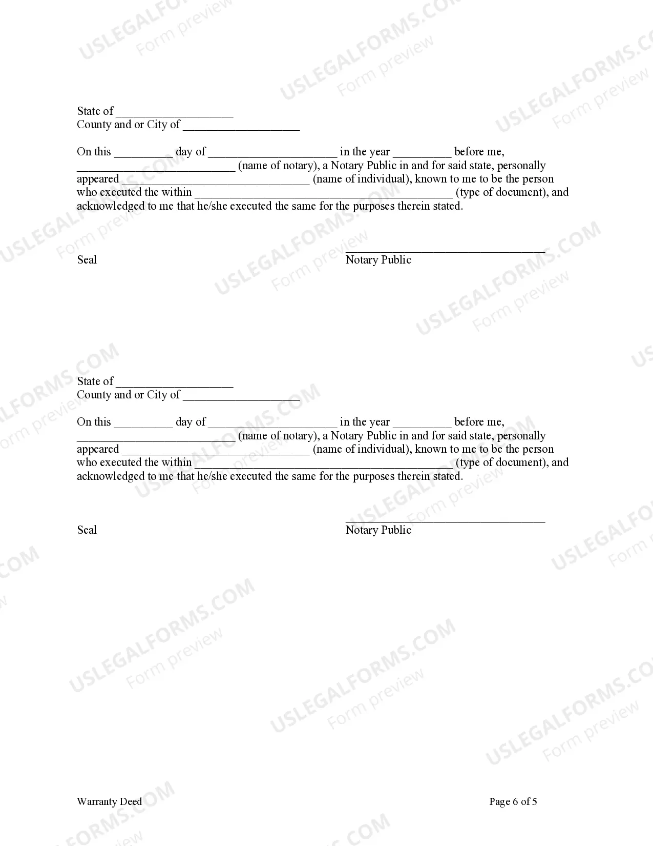 Preview Warranty Deed from Husband and Wife to Corporation