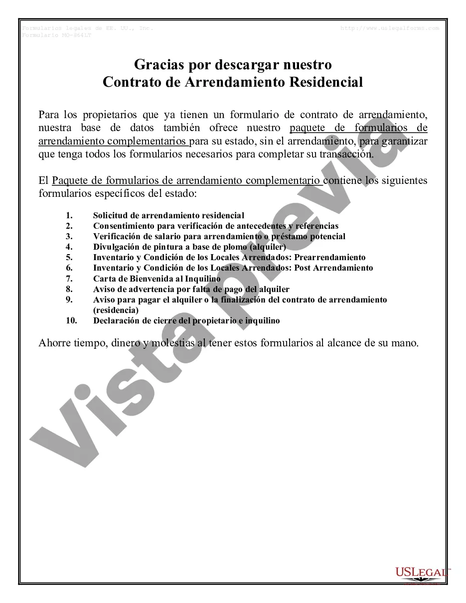 Preview Contrato de arrendamiento de alquiler residencial