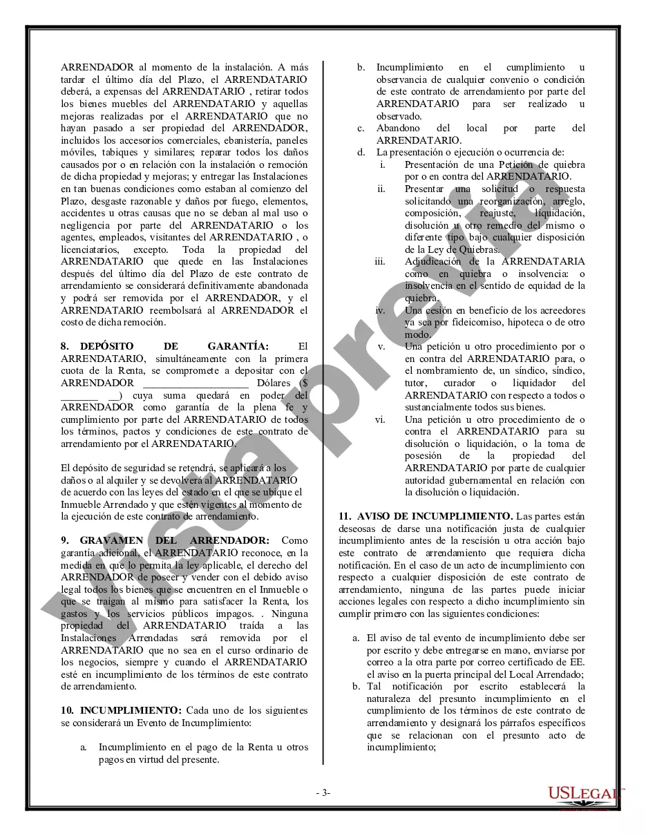 Preview Arrendamiento de edificio o espacio comercial